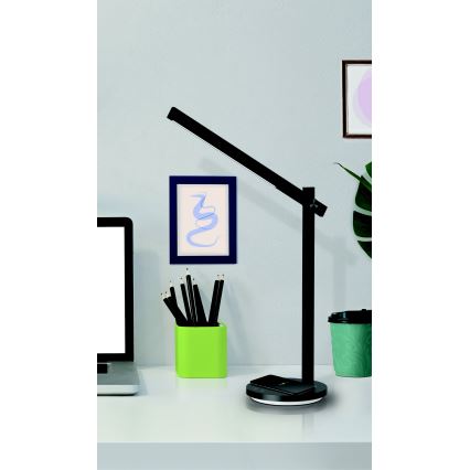 Candeeiro de mesa LED regulável com carregamento sem fios QI BEAM LED/18W/230V 2800K/4000K/5000K