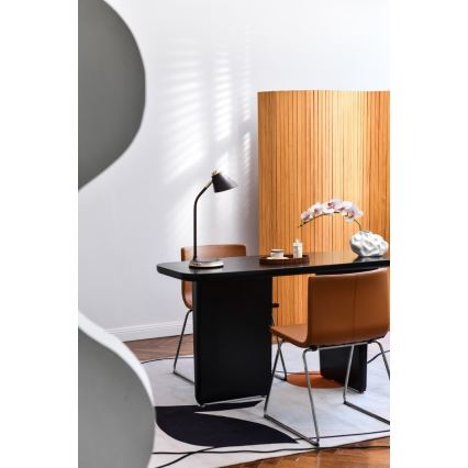 Candeeiro de mesa LED com regulação e carregamento sem fios FINCH LED/9W/12/230V castanho/dourada