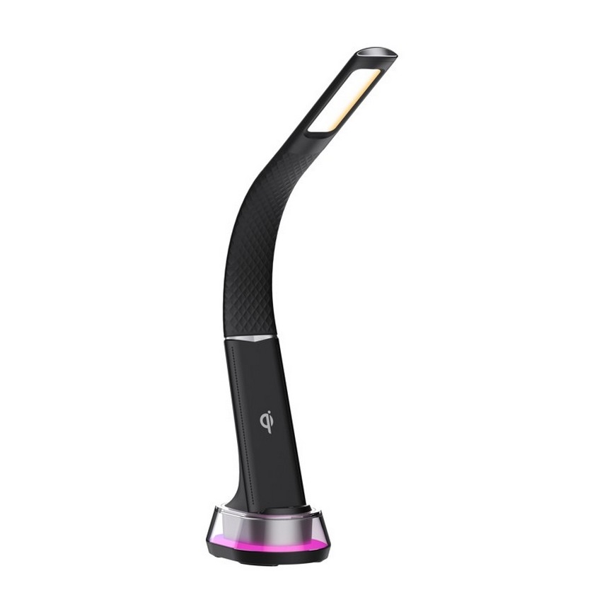 Candeeiro de mesa LED RGB com regulação CORELLA LED/7W/12/230V preto