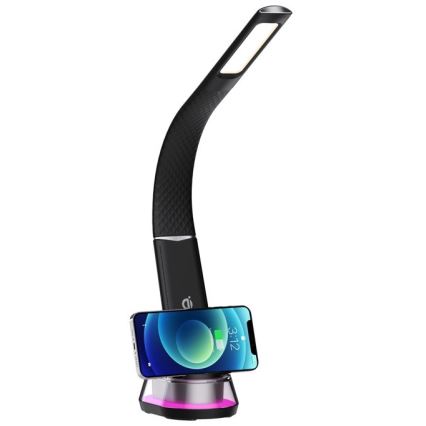 Candeeiro de mesa LED RGB com regulação CORELLA LED/7W/12/230V preto
