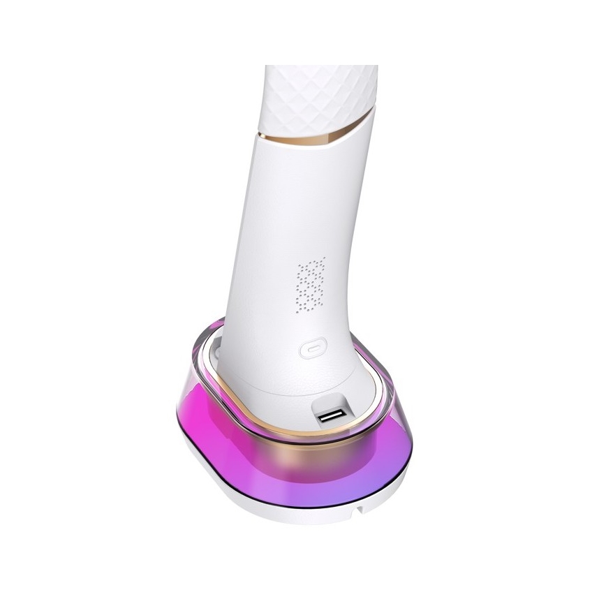 Candeeiro de mesa LED RGB com regulação e carregamento sem fios CORELLA LED/7W/12/230V branco