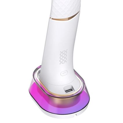 Lâmpada de mesa LED RGB regulável com carregamento sem fio CORELLA LED/7W/12/230V branca