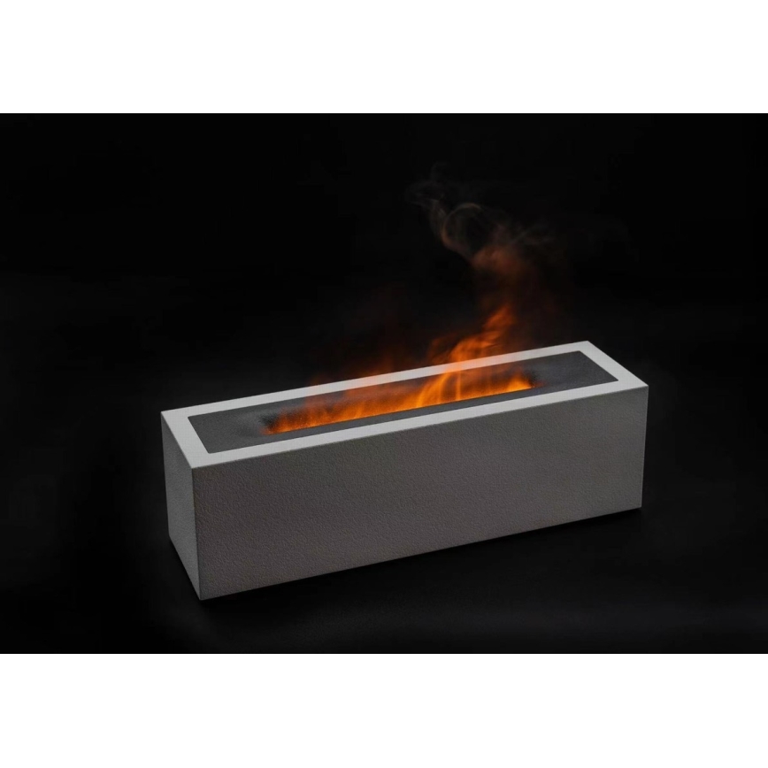 LED Difusor de aroma e humidificador de ar com imitação de chama LED/10W/5V