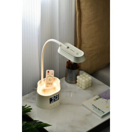 LED RGBW Candeeiro de mesa com regulação e porta-lápis FALCON LED/10W/5V