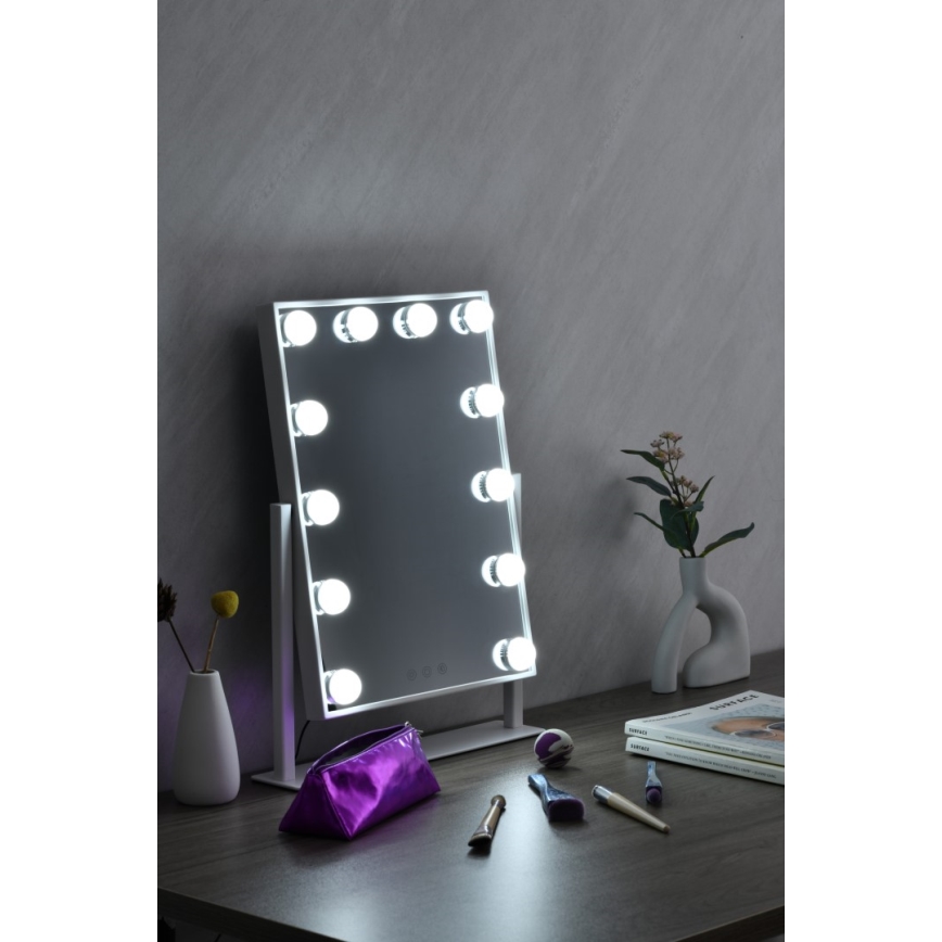 Immax 08984L - Espelho de maquilhagem LED regulável MUST HAVE LED/12W/230V