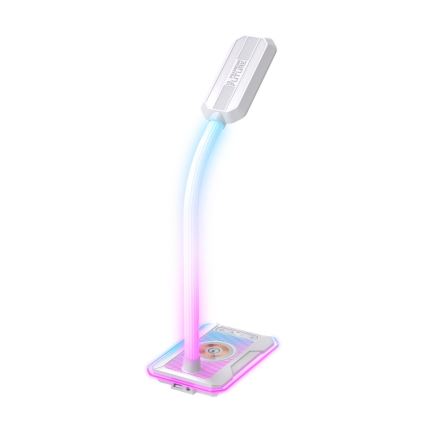 Candeeiro de mesa LED RGBW com regulação e carregamento Qi 30W/230V 3000K/4000K/5000K branco
