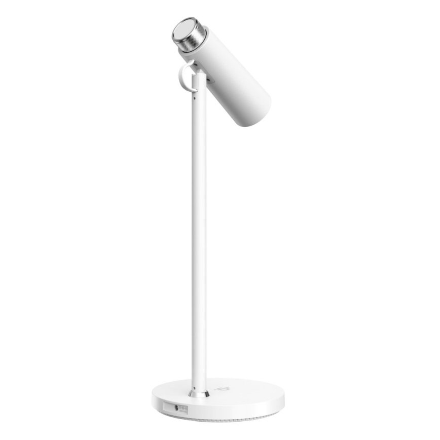 Candeeiro de mesa LED com regulação e carregamento sem fios TIT LED/12W/230V branco