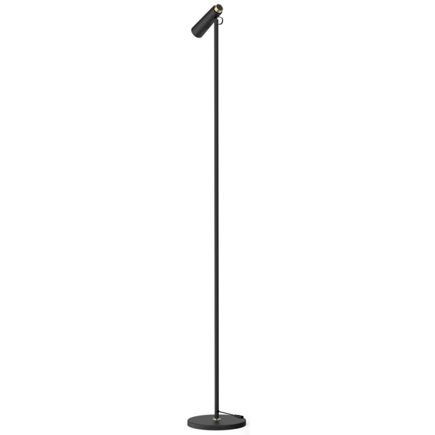 Candeeiro de chão LED com regulação TIT LED/6W/230V preto