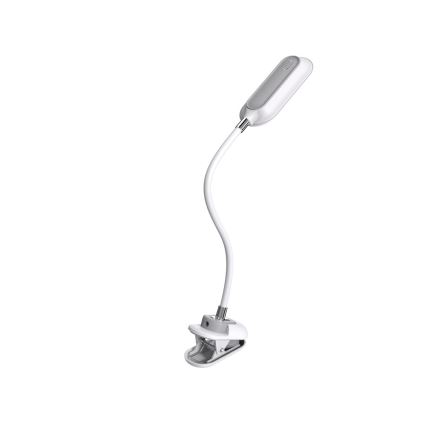LED+CCT Lâmpada de mesa regulável com clip CLIP LED/7,5W/230V 3000/4200/5000K branca