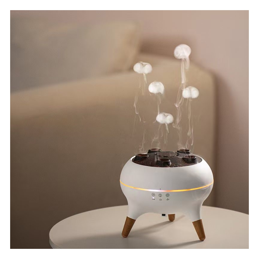 Immax 09104L - Difusor de aroma e umidificador de ar JELLYFISH LED/11W/5V