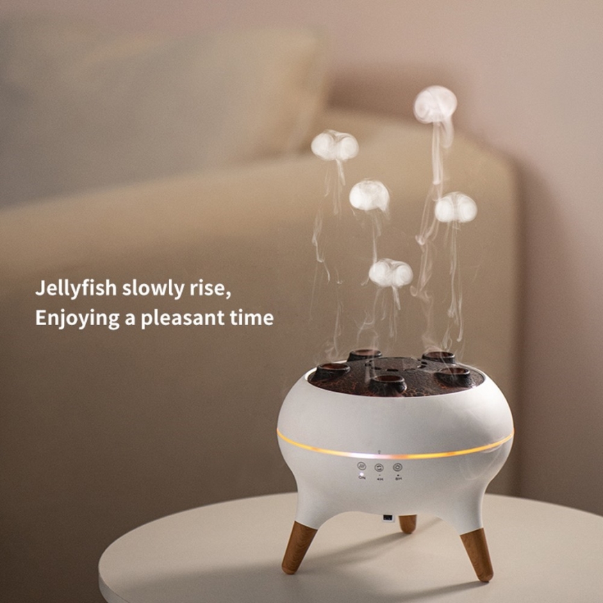 Immax 09104L - Difusor de aroma e umidificador de ar JELLYFISH LED/11W/5V