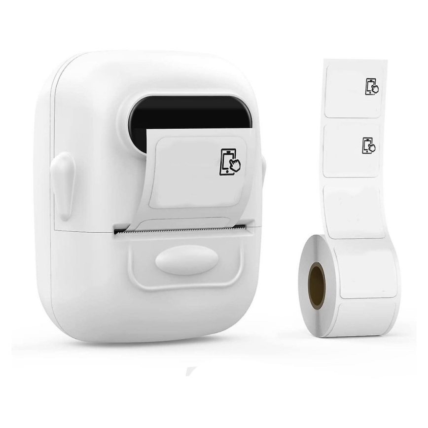 Impressora de etiquetas digital USB-C + 3x etiquetas autocolantes