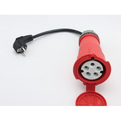 Immax - Estação de carregamento portátil para veículos elétricos AC Type 2 16A/380V 11kW + ficha 230V, 3,7kW 5m + capa