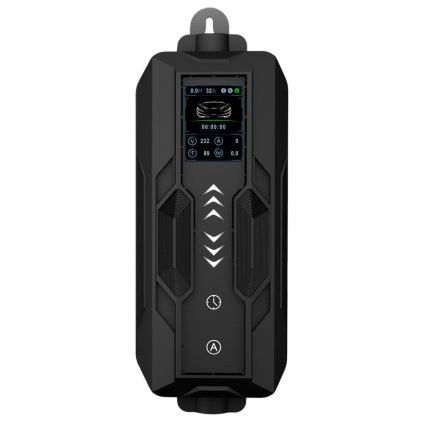 Immax - Estação de carregamento portátil para veículos elétricos AC Type 2 16A/380V 11kW + ficha 230V, 3,7kW 5m + capa