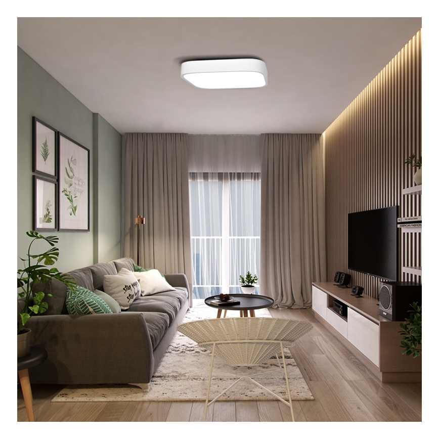 Immax NEO 07042L – Iluminação de teto LED com regulação RECUADRO LED/67W/230V + CR Tuya