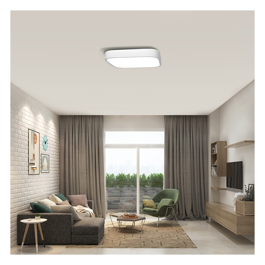 Immax NEO 07042L – Iluminação de teto LED com regulação RECUADRO LED/67W/230V + CR Tuya