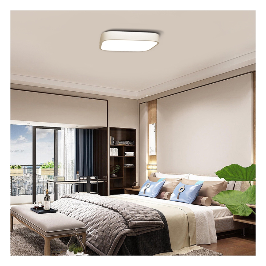 Immax NEO 07042L – Iluminação de teto LED com regulação RECUADRO LED/67W/230V + CR Tuya