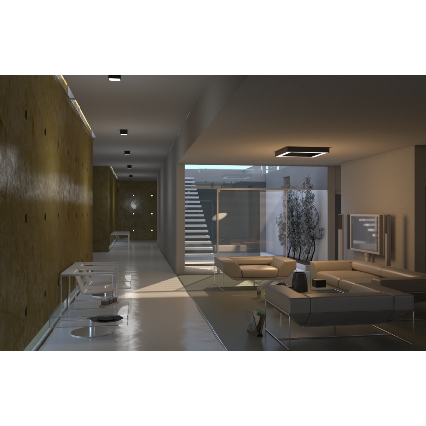 Immax Neo 07072L-15BD - Conjunto 2x Iluminação de teto LED com regulação CANTO 2xLED/12W/230V + controlo remoto Tuya