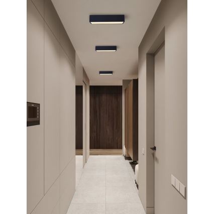 Immax NEO 07074-60 - Iluminação de teto LED com regulação CANTO LED/34W/230V preto Tuya + controlo remoto