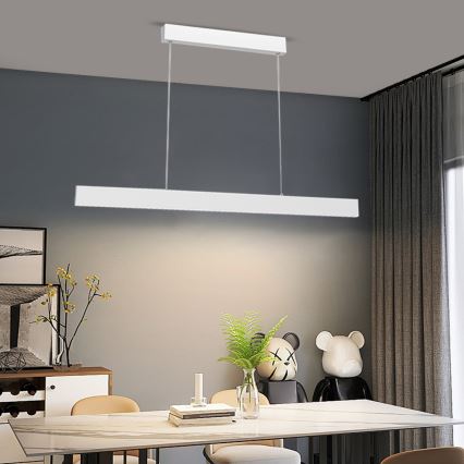 Immax NEO 07075L- Candelabro suspenso LED com regulação LISTON LED/18W/100-240V 118,5 cm Tuya