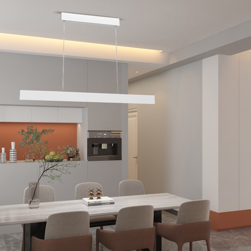 Immax NEO 07075L- Candelabro suspenso LED com regulação LISTON LED/18W/100-240V 118,5 cm Tuya