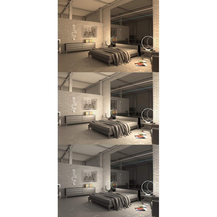 Immax NEO 07081L - Iluminação de parede LED com regulação CARAVANA LED/35W/230V Tuya