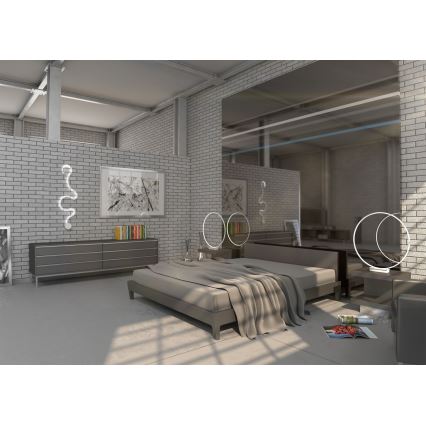 Immax NEO 07083L - Candeeiro de mesa LED com regulação ARO LED/18W/100-240V Tuya + controlo remoto