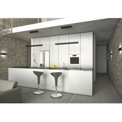Immax NEO 07086L - Iluminação de parede LED com regulação LISTON LED/8W/230V preta+CR Tuya