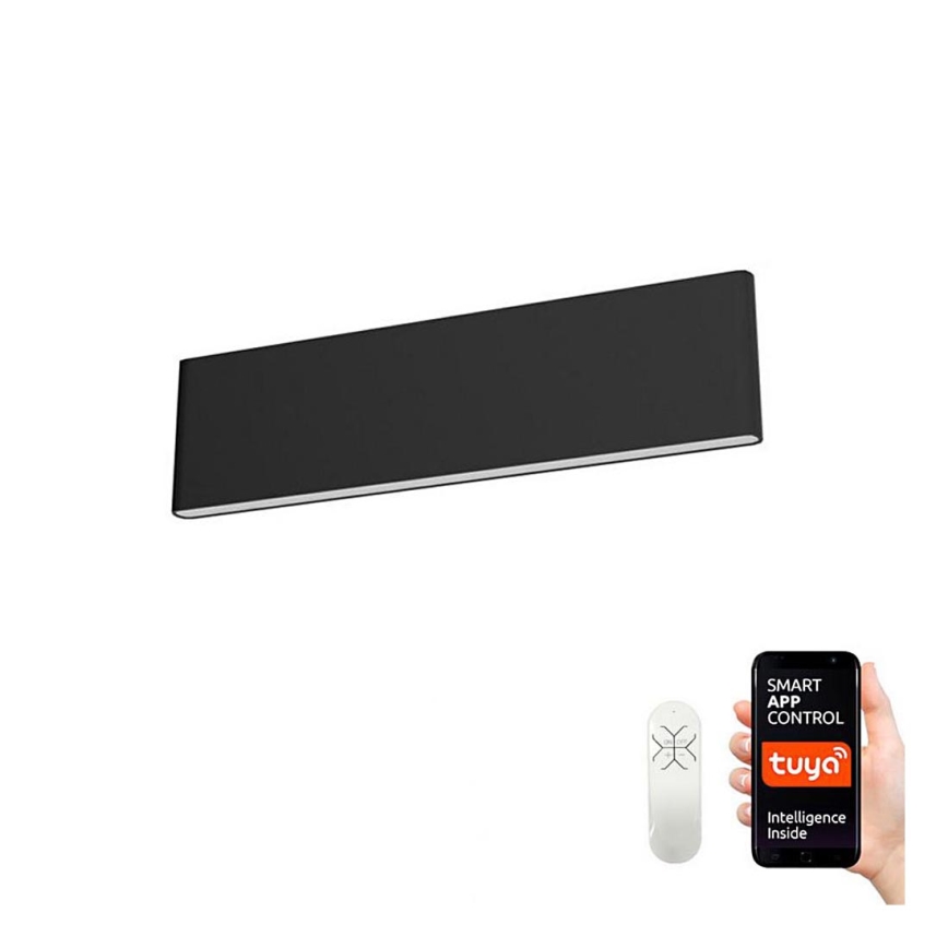 Immax NEO 07086L - Iluminação de parede LED com regulação LISTON LED/8W/230V preta+CR Tuya