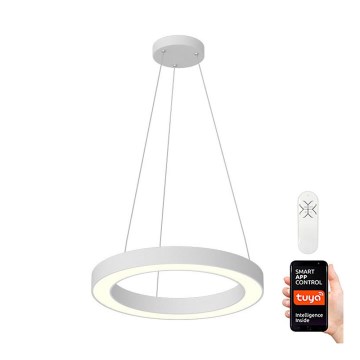 Immax NEO 07091L - Candelabro suspenso LED com regulação PASTEL LED/52W/230V 60 cm branco Tuya