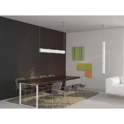 Immax NEO 07104L - Candelabro suspenso LED com regulação BAMBOOS LED/45W/230V 135 cm Tuya