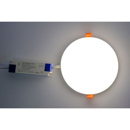 Immax NEO 07109K - Iluminação embutida de casa de banho LED com regulação LED PRACTICO LED/24W/230V Tuya