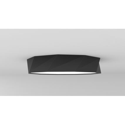 Immax NEO 07130-B60 - LED SMART Iluminação de teto com regulação DIAMANTE preto LED/43W/230V + controlo remoto 60cm Tuya ZigBee