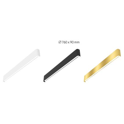 Immax NEO 07137-W - LED SMART Iluminação de parede com regulação LINEA branco LED/40W/230V + controlo remoto 76 cm Tuya ZigBee