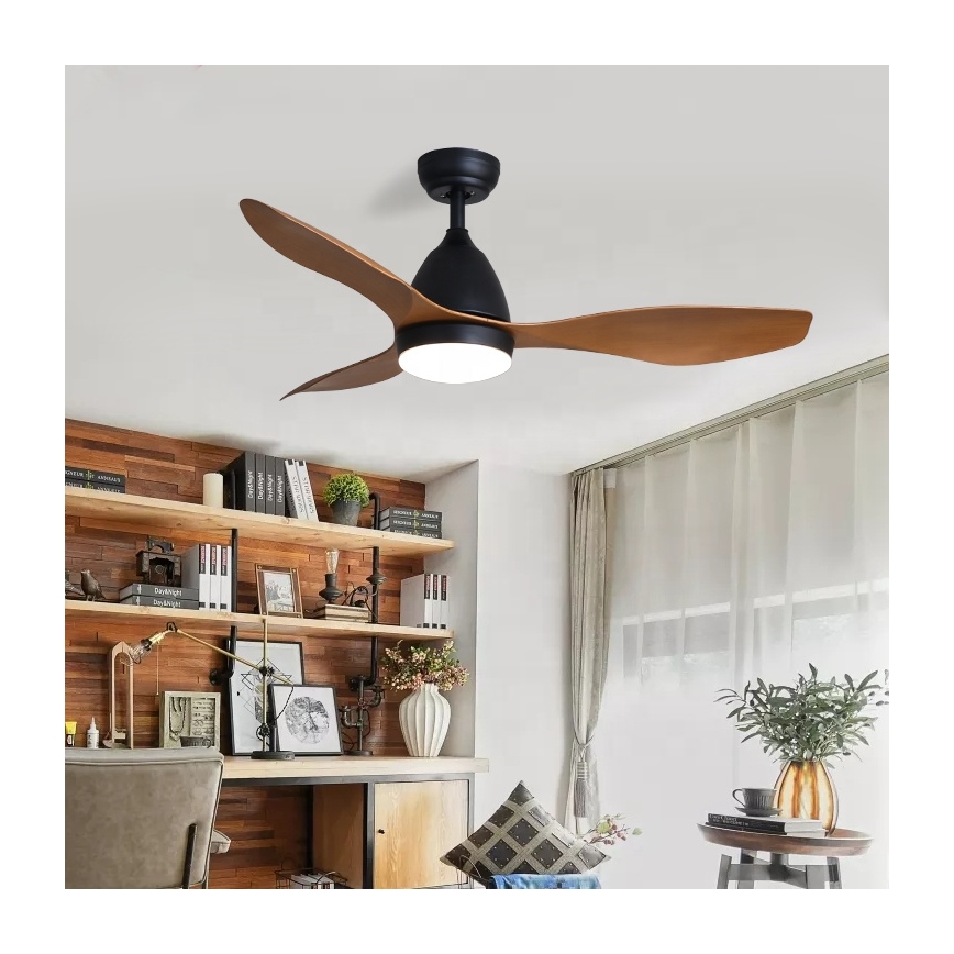 Immax NEO 07141-B - Ventoinha de teto LED NEO LITE FRESCO LED/18W/230V Tuya Wi-Fi preto/castanho + comando