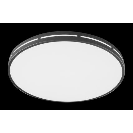 Immax NEO 07145-B42 - Iluminação de teto LED com regulação NEO LITE VISTAS LED/24W/230V Wi-Fi preta + controlo remoto