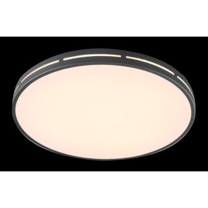 Immax NEO 07145-B42 - Iluminação de teto LED com regulação NEO LITE VISTAS LED/24W/230V Wi-Fi preta + controlo remoto