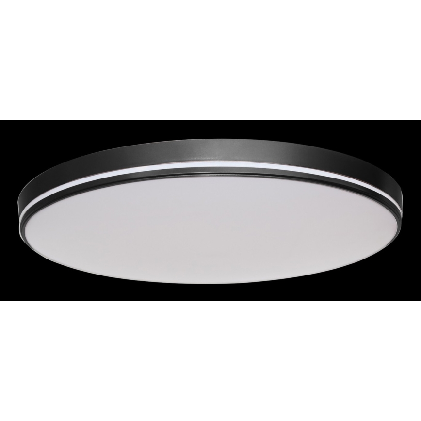 Immax NEO 07148-B40 - Iluminação de teto LED com regulação NEO LITE AREAS LED/24W/230V Tuya Wi-Fi preta + controlo remoto
