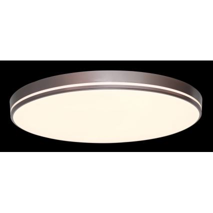 Immax NEO 07150-C51 - Iluminação de teto LED com regulação NEO LITE AREAS LED/48W/230V Tuya Wi-Fi castanha + controlo remoto
