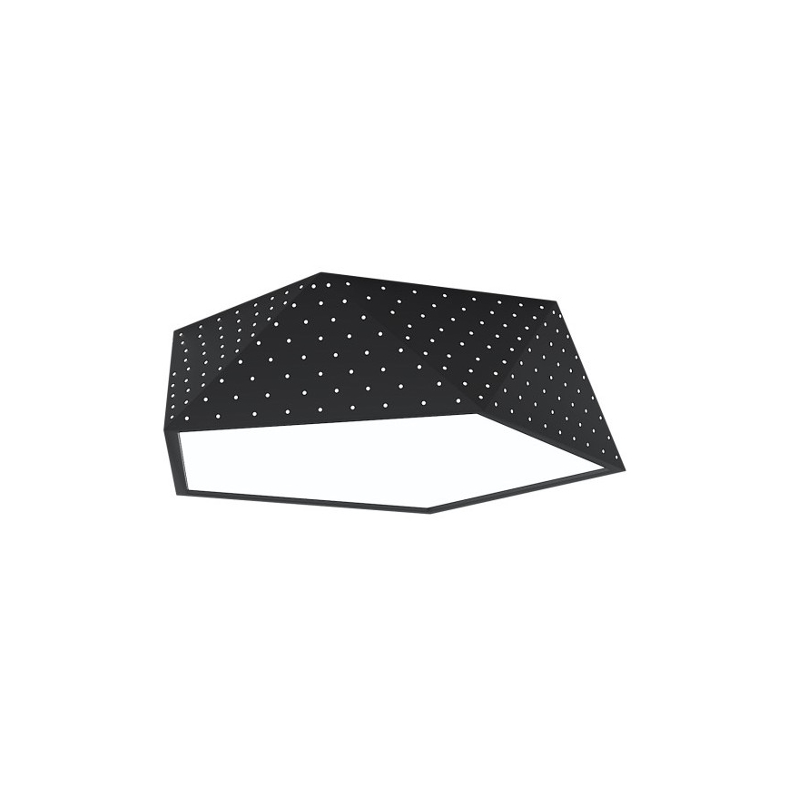 Immax NEO 07151-B40 - Iluminação de teto LED com regulação BRILIANT LED/20W/230V Wi-Fi Tuya preta + controlo remoto
