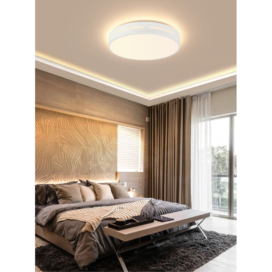 Immax NEO 07153-W40 - Iluminação de teto LED com regulação NEO LITE PERFECTO LED/24W/230V Wi-Fi Tuya branca + controlo remoto