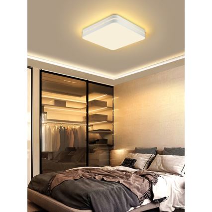 Immax NEO 07155-W30 - Iluminação de teto LED com regulação NEO LITE PERFECTO LED/24W/230V Wi-Fi Tuya branca + controlo remoto