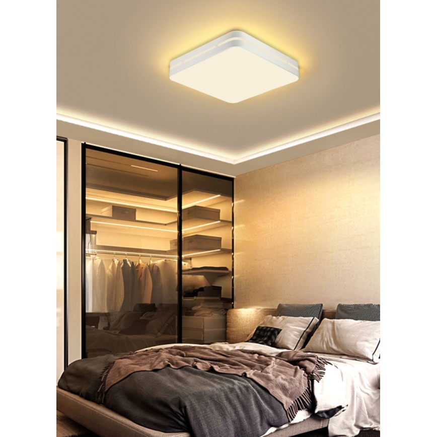 Immax NEO 07155-W30 - Iluminação de teto LED com regulação NEO LITE PERFECTO LED/24W/230V Wi-Fi Tuya branca + controlo remoto