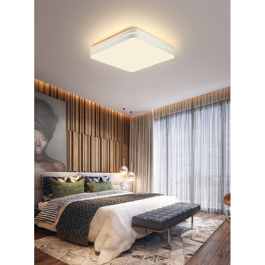 Immax NEO 07155-W30 - Iluminação de teto LED com regulação NEO LITE PERFECTO LED/24W/230V Wi-Fi Tuya branca + controlo remoto