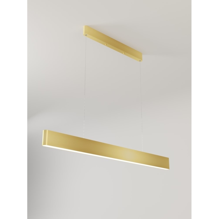 Immax NEO 07157-G120X - LED RGB+CCTW Candelabro suspenso com regulação MILANO LED/40W/230V Tuya dourada