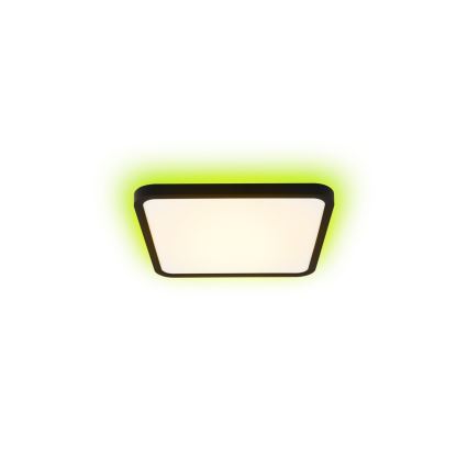 Immax NEO 07167-B40 - LED RGB+CCT Iluminação de teto com regulação NEO LITE TUDO LED/50W/230V Wi-Fi Tuya preto + controlo remoto
