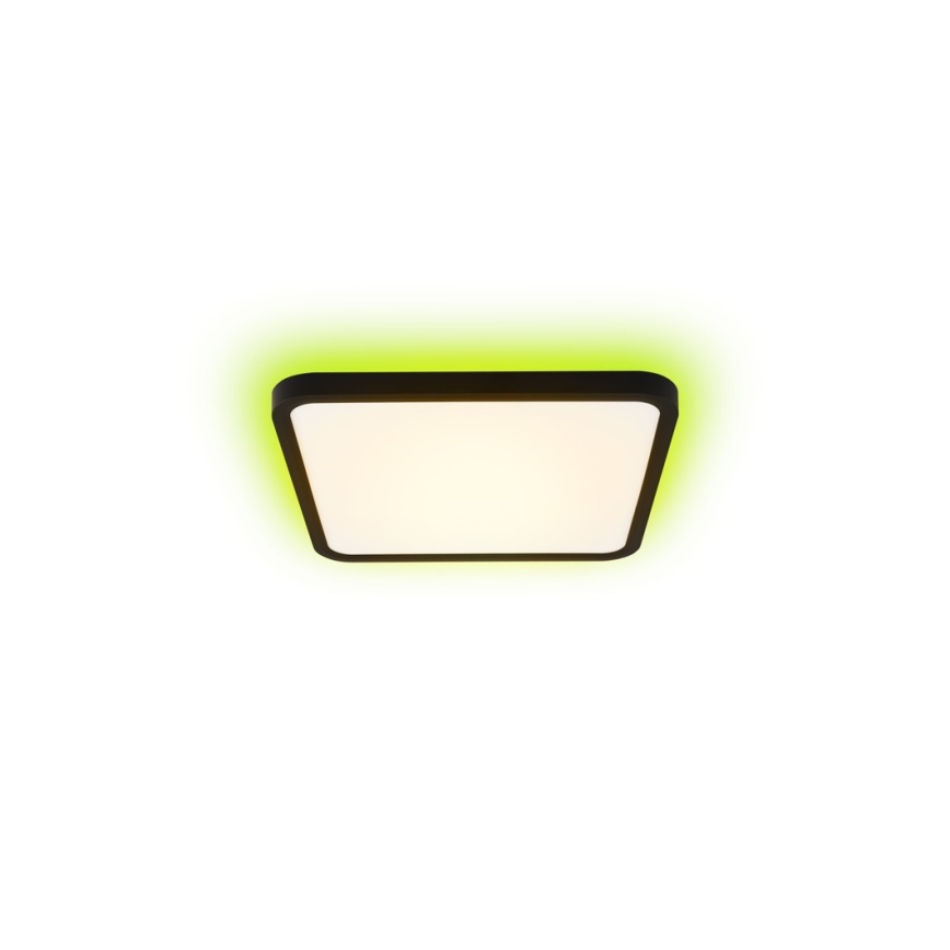 Immax NEO 07167-B40 - LED RGB+CCT Iluminação de teto com regulação NEO LITE TUDO LED/50W/230V Wi-Fi Tuya preto + controlo remoto