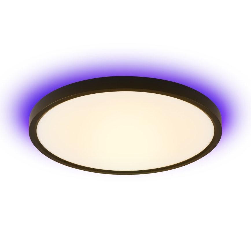 Immax NEO 07170-B60 - Iluminação de teto LED RGB+CCT com regulação NEO LITE TUDO LED/65W/230V 2700-6500K Wi-Fi Tuya preto + comando