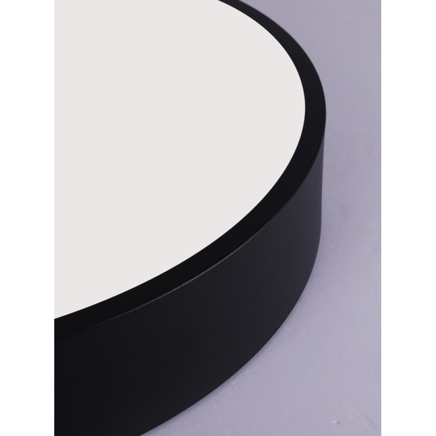 Immax NEO 07201L - Iluminação de teto LED com regulação RONDATE LED/28W/230V preto Tuya + controlo remoto