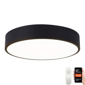 Immax NEO 07201L - Iluminação de teto LED com regulação RONDATE LED/28W/230V preto Tuya + controlo remoto